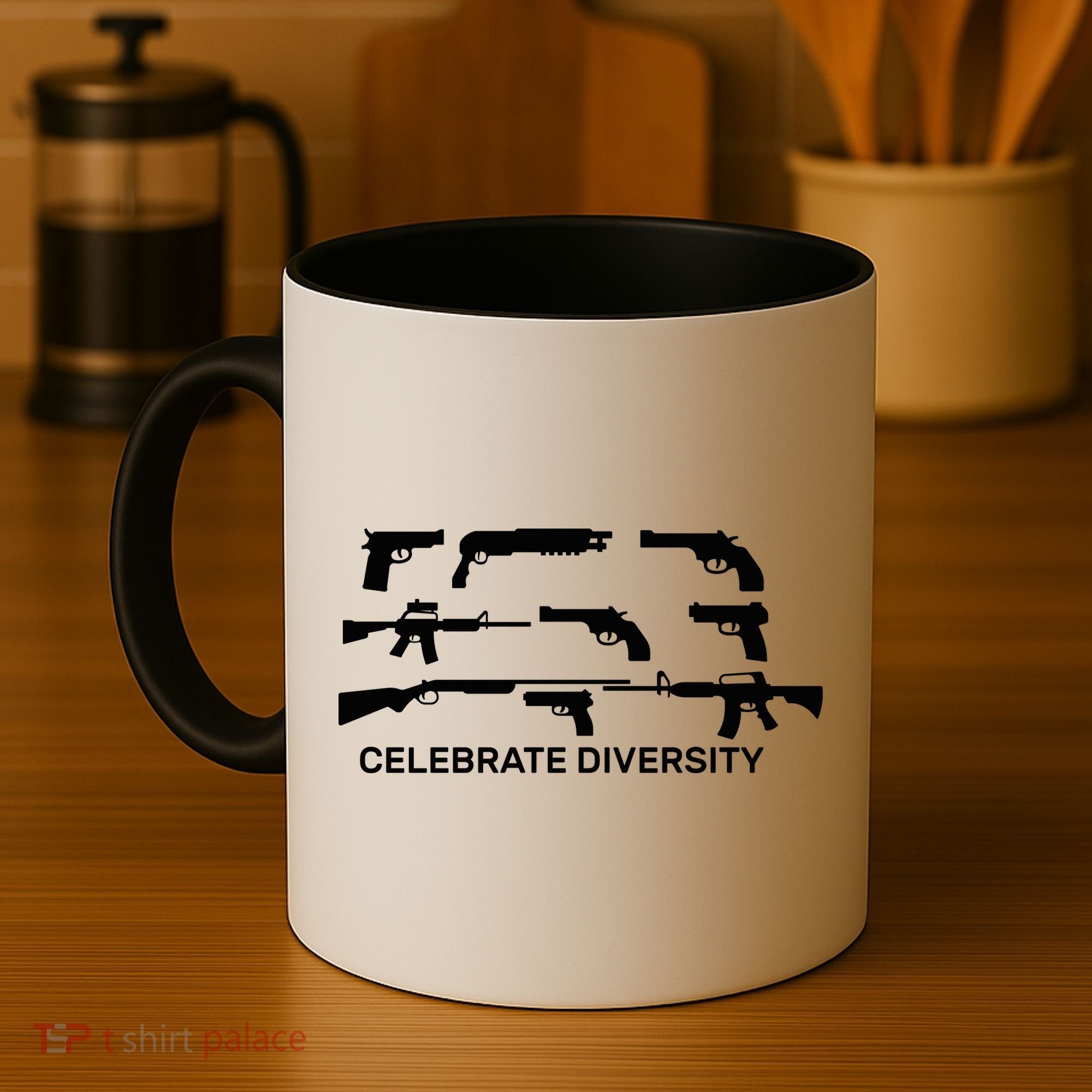 Celebrate Diversity Guns Coffee Mug