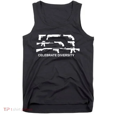 Celebrate Diversity Guns Tank Top