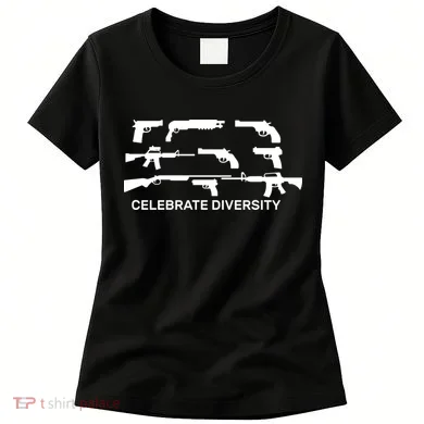 Celebrate Diversity Guns Women's T-Shirt