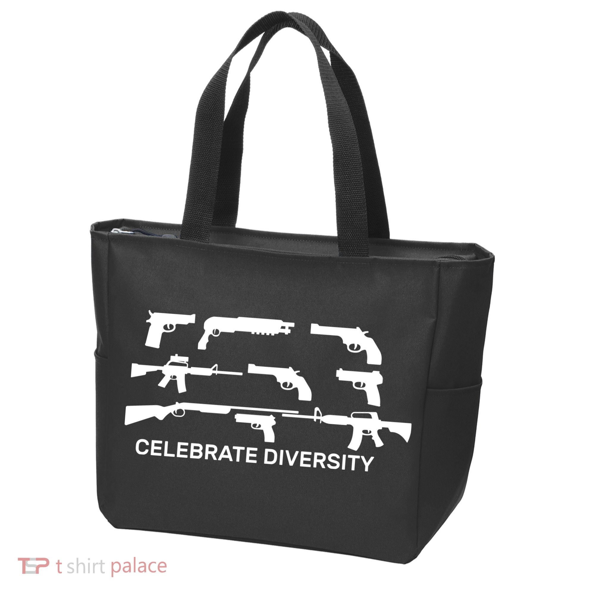 Celebrate Diversity Guns Tote Bag