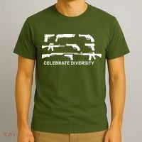Celebrate Diversity Guns T-Shirt thumb 3