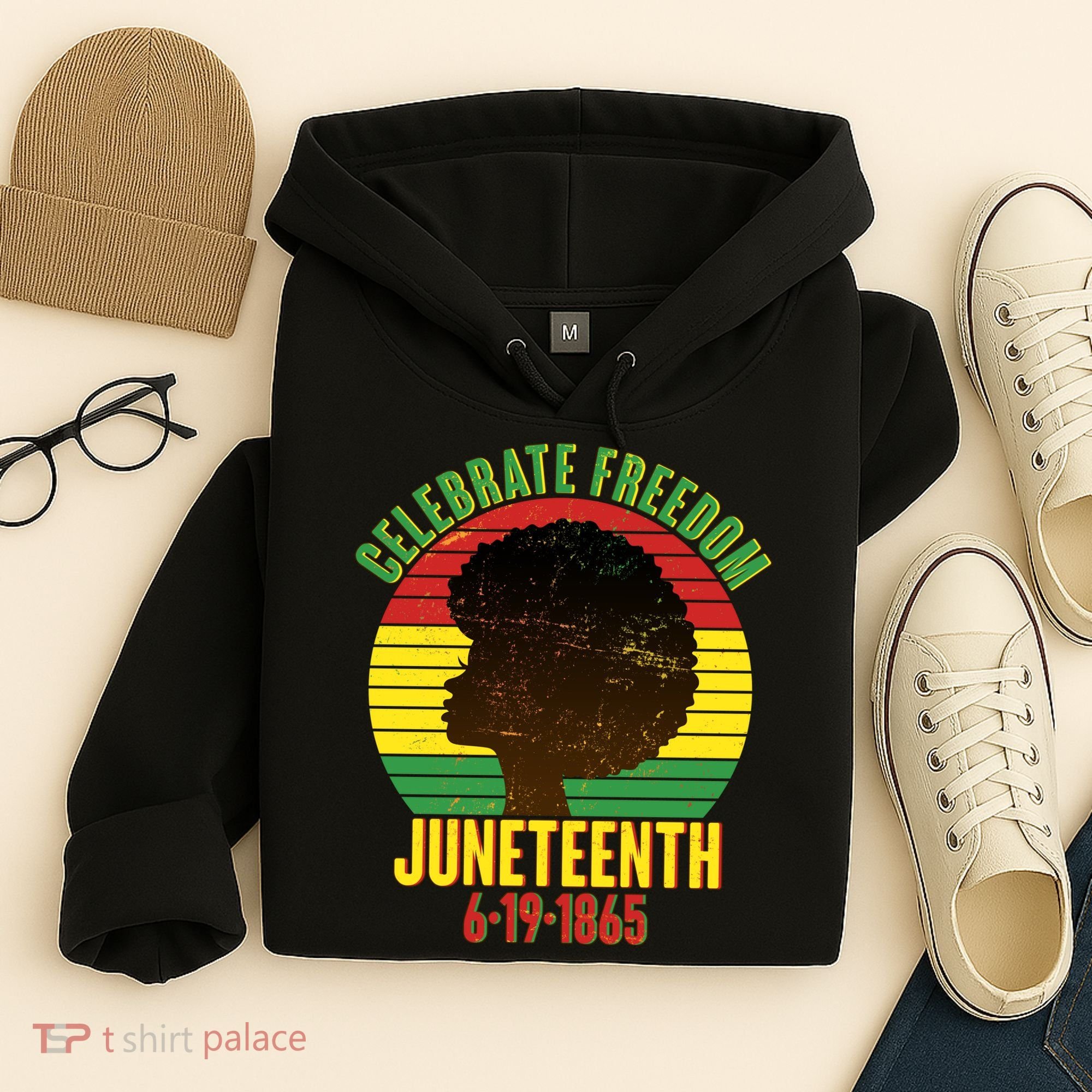 Celebrate Freedom Juneteenth 6-19-1865 Hoodie
