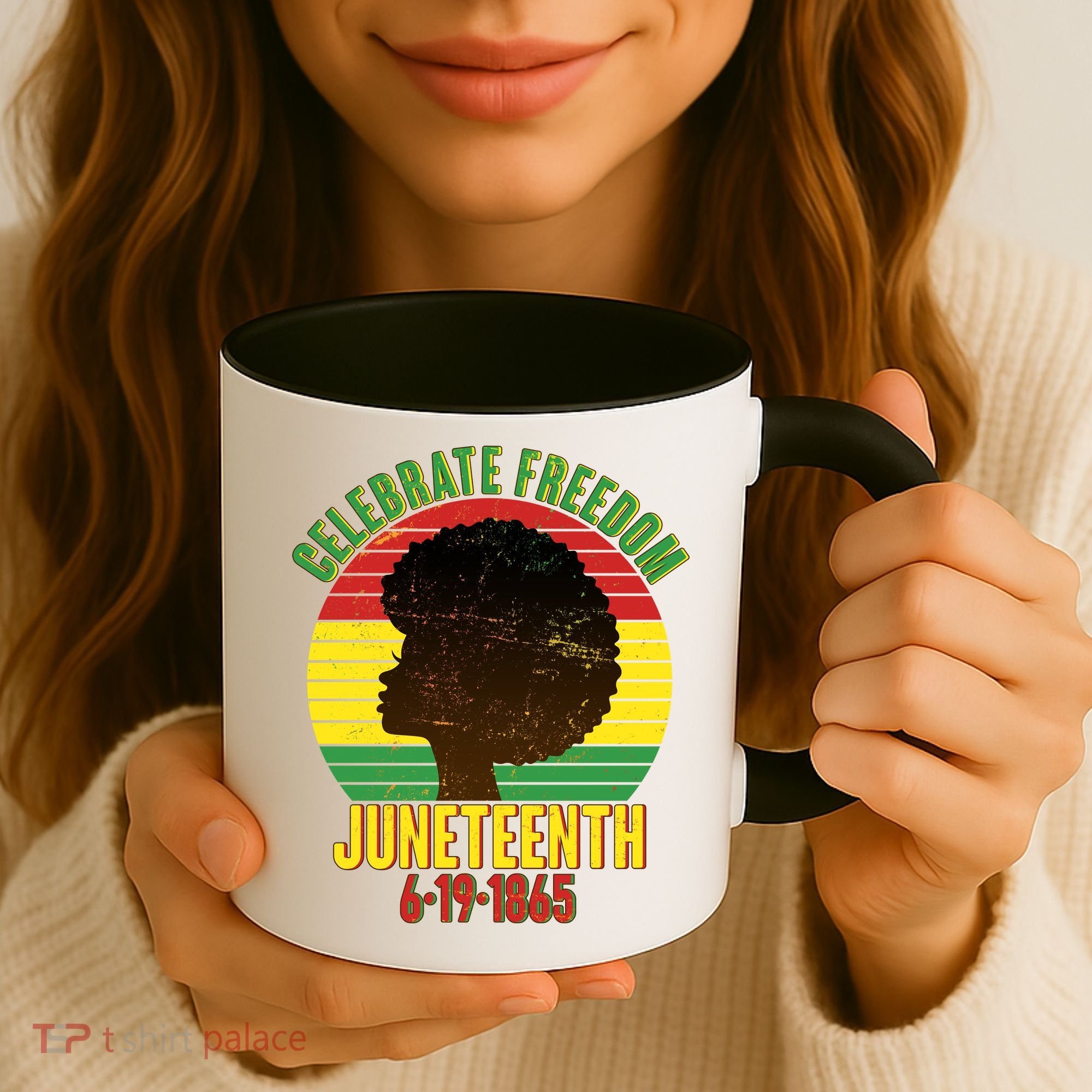 Celebrate Freedom Juneteenth 6-19-1865 Coffee Mug