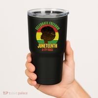 Celebrate Freedom Juneteenth 6-19-1865 Tumbler thumb 2