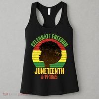 Celebrate Freedom Juneteenth 6-19-1865 Women's Tank Top thumb 3