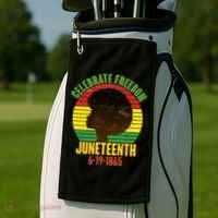 Celebrate Freedom Juneteenth 6-19-1865 Golf Towel thumb 2