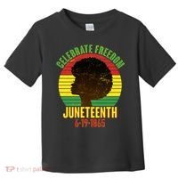 Celebrate Freedom Juneteenth 6-19-1865 Toddler T-Shirt thumb 0