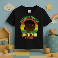 Celebrate Freedom Juneteenth 6-19-1865 Toddler T-Shirt thumb 3