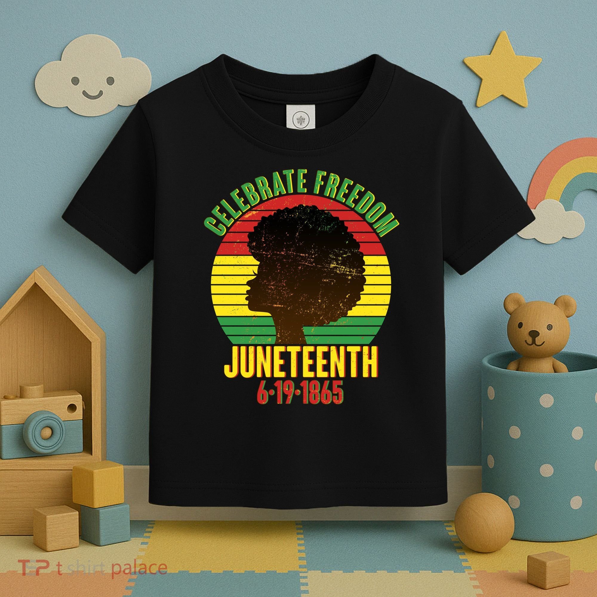 Celebrate Freedom Juneteenth 6-19-1865 Toddler T-Shirt