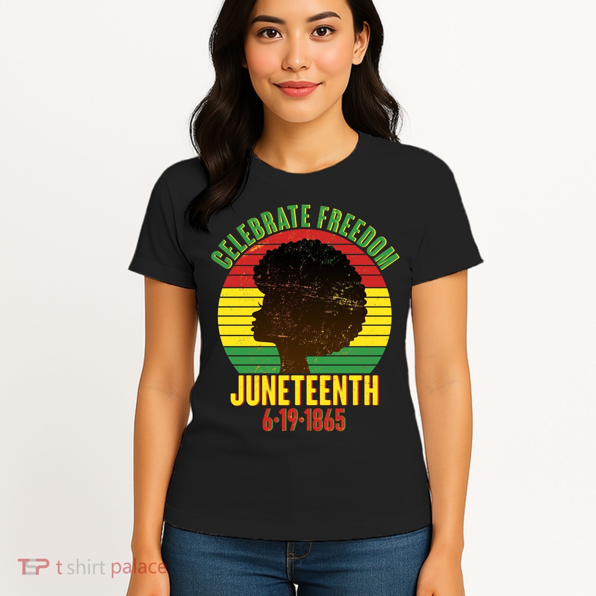 Celebrate Freedom Juneteenth 6-19-1865 Women's T-Shirt