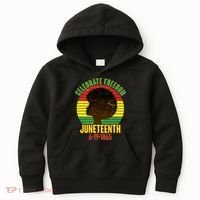 Celebrate Freedom Juneteenth 6-19-1865 Kids Hoodie thumb 0