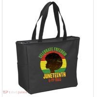 Celebrate Freedom Juneteenth 6-19-1865 Tote Bag thumb 2