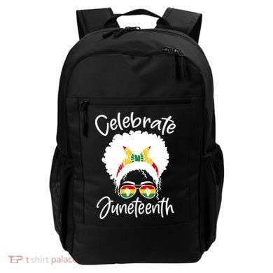 Celebrate Juneteenth Afro Bandana Traditional Colors Backpack