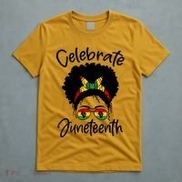 Celebrate Juneteenth Afro Bandana Traditional Colors T-Shirt thumb 5