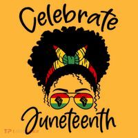 Celebrate Juneteenth Afro Bandana Traditional Colors T-Shirt thumb 7
