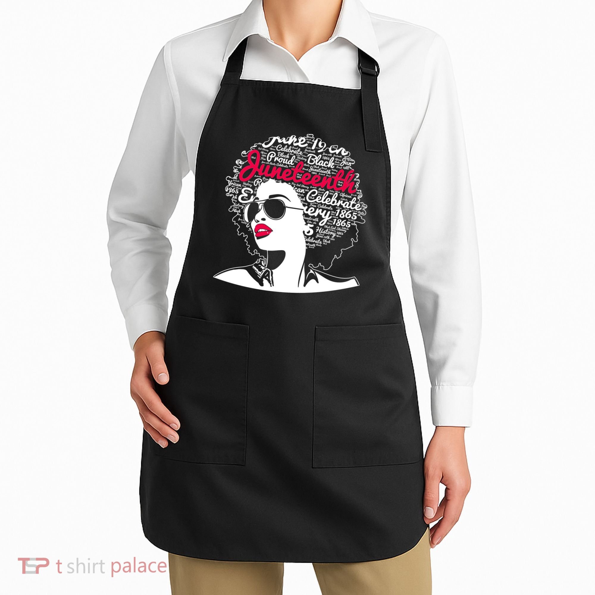 Celebrate Juneteenth June 19th Black History Apron