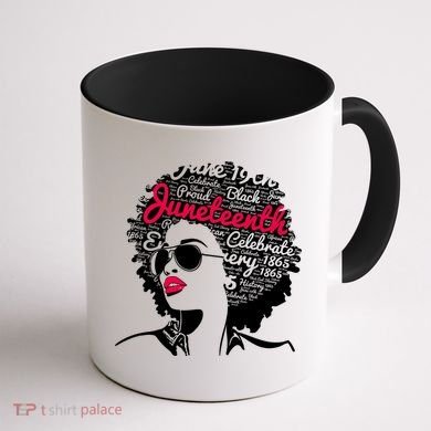 Celebrate Juneteenth June 19th Black History Coffee Mug back