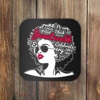 Celebrate Juneteenth June 19th Black History Coaster thumb 0
