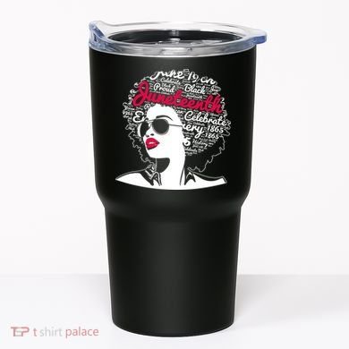 Celebrate Juneteenth June 19th Black History Tumbler