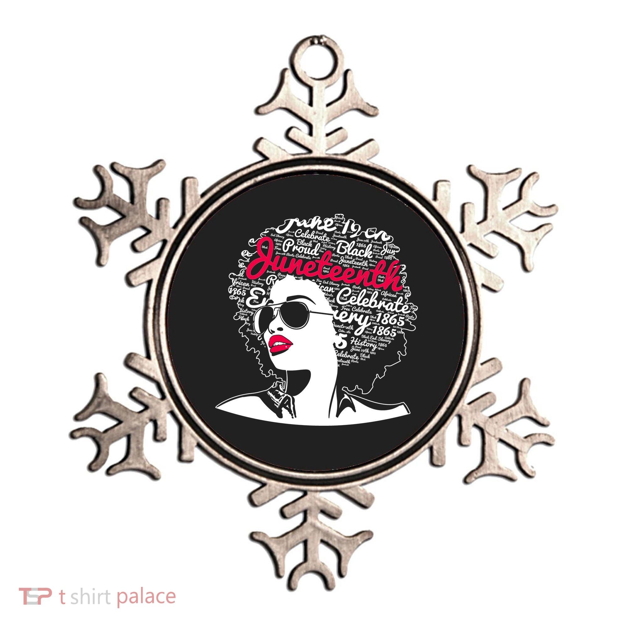 Celebrate Juneteenth June 19th Black History Ornament