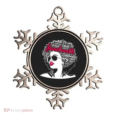 Celebrate Juneteenth June 19th Black History Ornament