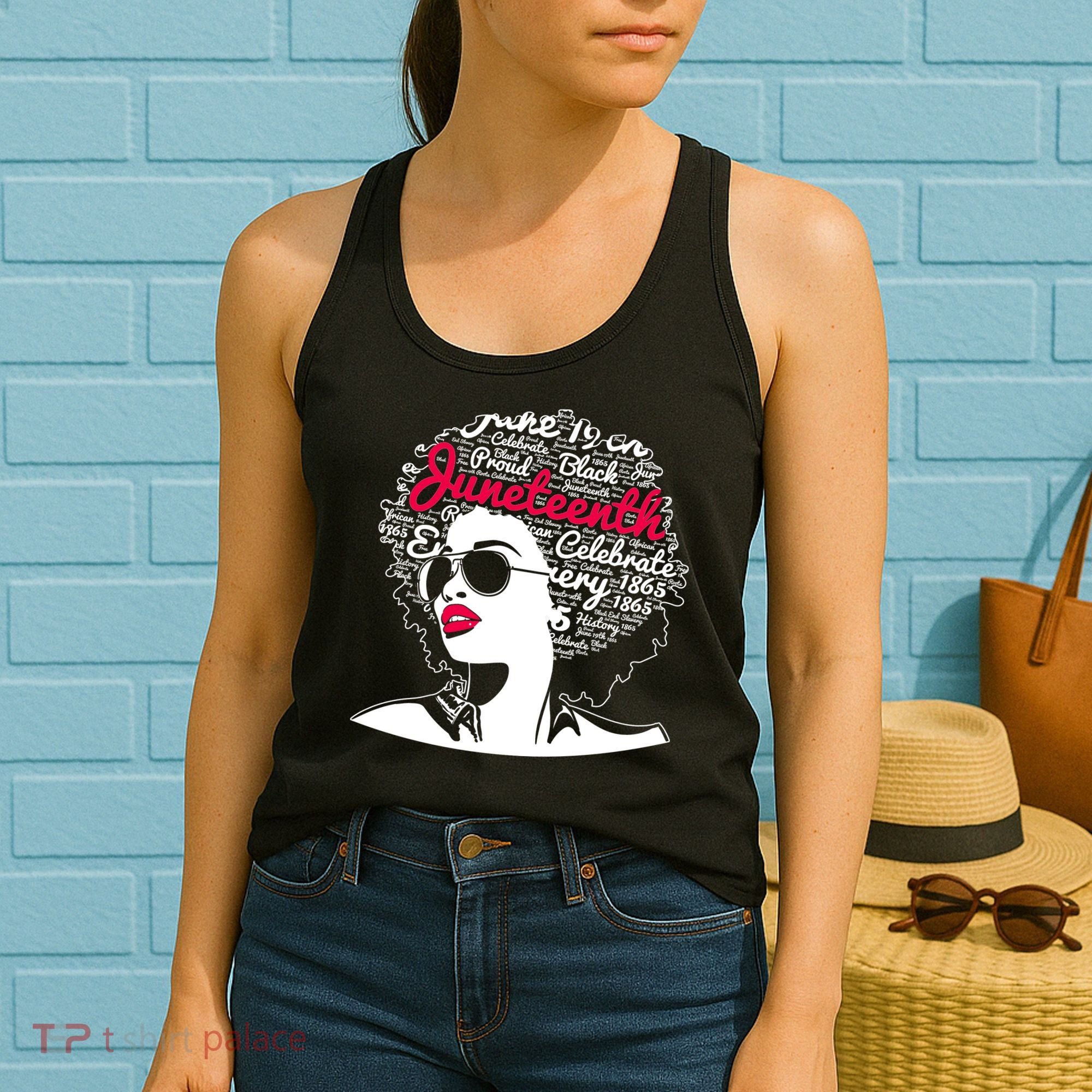 Celebrate Juneteenth June 19th Black History Women's Tank Top