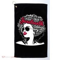 Celebrate Juneteenth June 19th Black History Golf Towel thumb 0