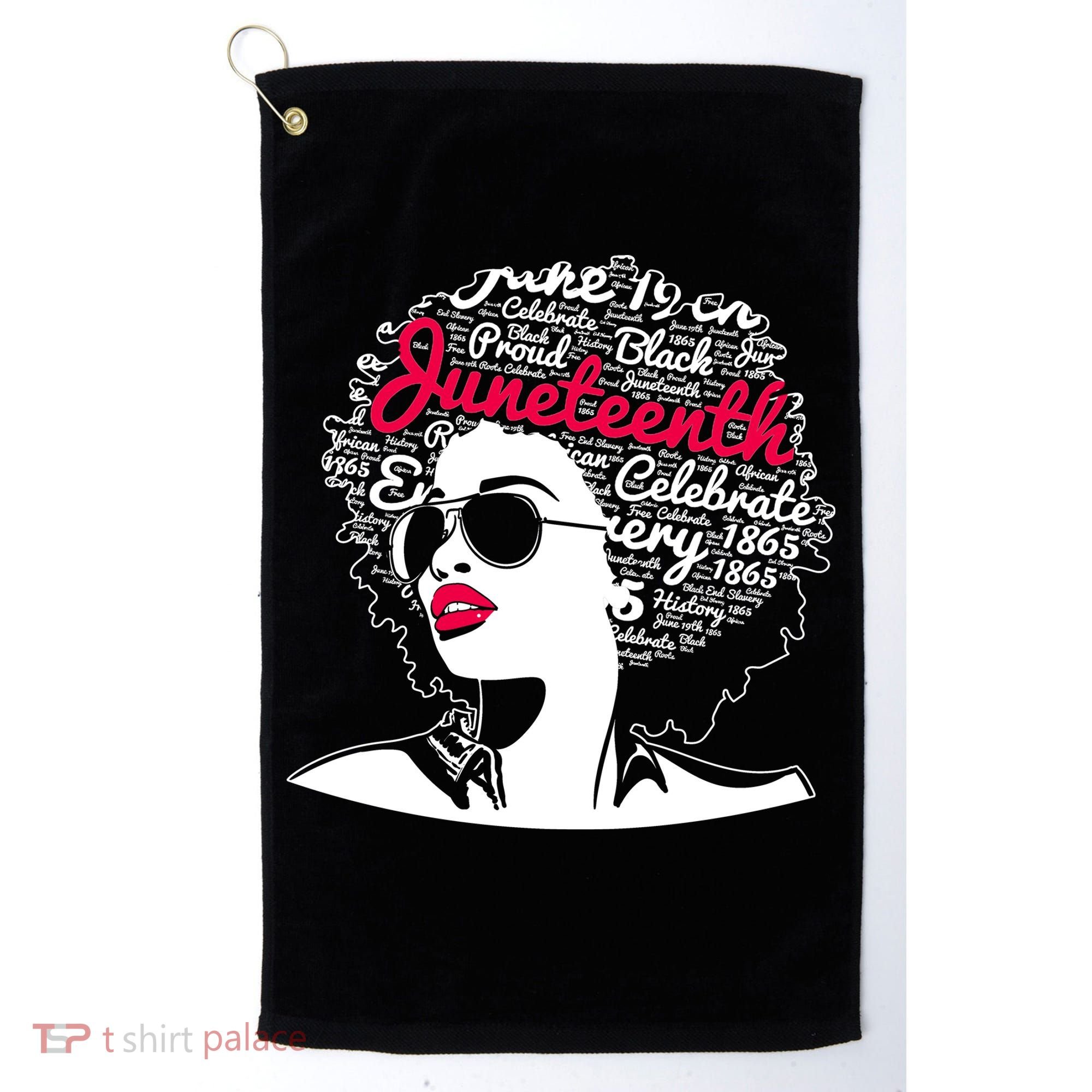 Celebrate Juneteenth June 19th Black History Golf Towel