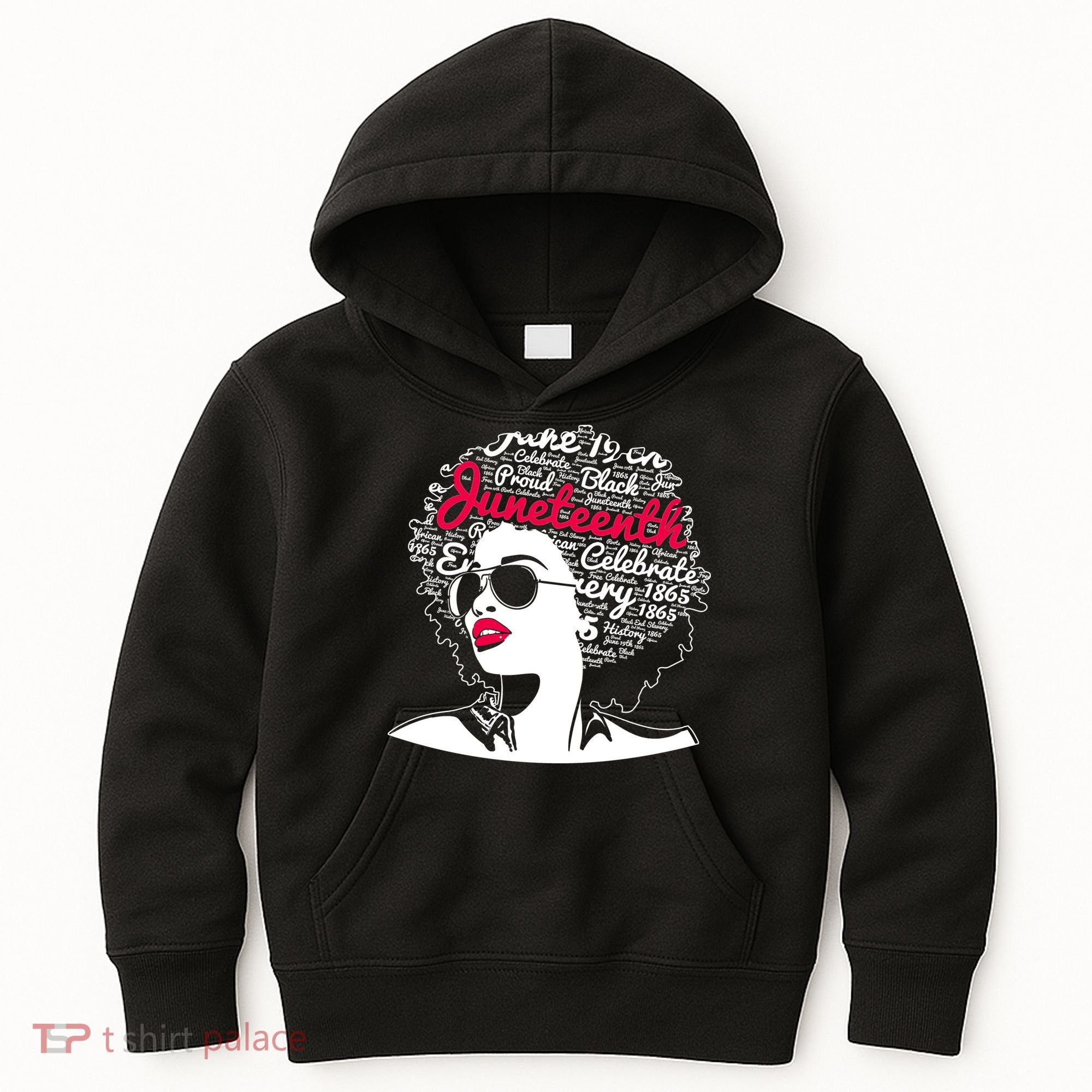 Celebrate Juneteenth June 19th Black History Kids Hoodie
