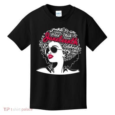 Celebrate Juneteenth June 19th Black History Kids T-Shirt