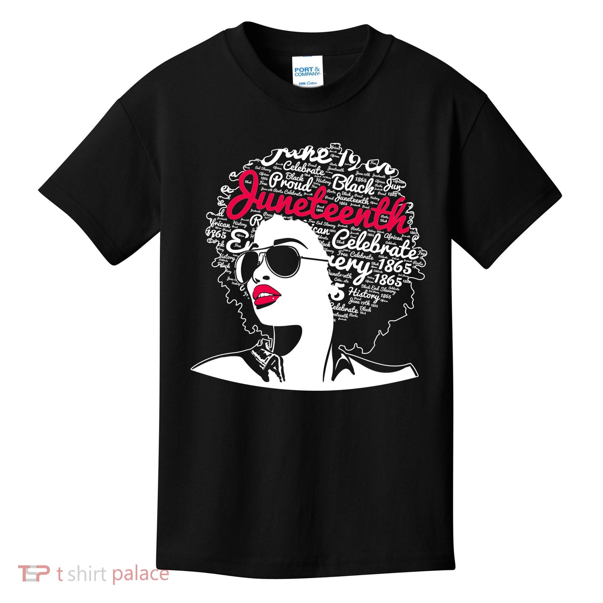 Celebrate Juneteenth June 19th Black History Kids T-Shirt
