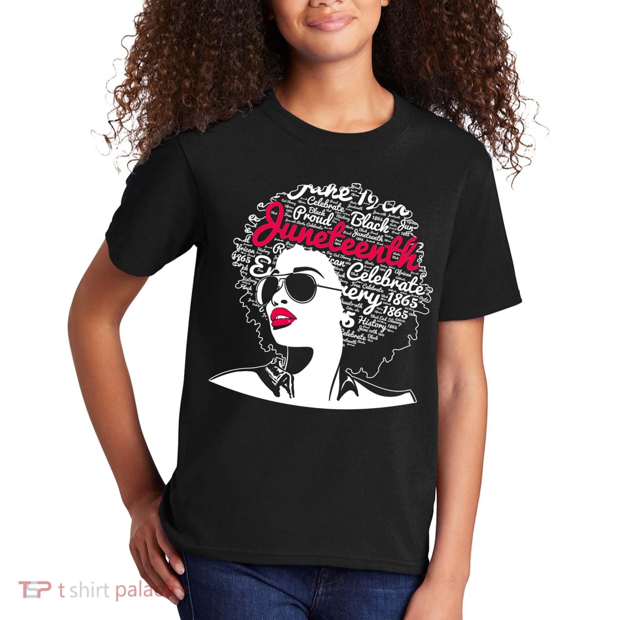 Celebrate Juneteenth June 19th Black History Kids T-Shirt