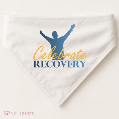 Celebrate Recovery USA-Made Doggie Bandana