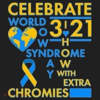 Celebrate World Down Syndrome Day I Love Homies With Extra Chromies Women's Sweatshirt thumb 2