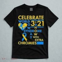 Celebrate World Down Syndrome Day I Love Homies With Extra Chromies T-Shirt thumb 5