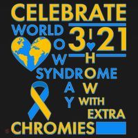 Celebrate World Down Syndrome Day I Love Homies With Extra Chromies Women's Hoodie thumb 2
