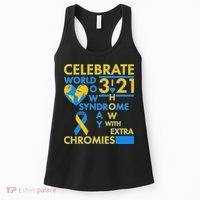 Celebrate World Down Syndrome Day I Love Homies With Extra Chromies Women's Tank Top thumb 0