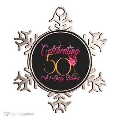 Celebrating 50 And Being Fabulous Ornament