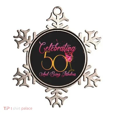 Celebrating 50 And Being Fabulous Ornament