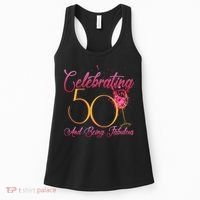 Celebrating 50 And Being Fabulous Women's Tank Top thumb 0