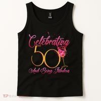 Celebrating 50 And Being Fabulous Tank Top thumb 2