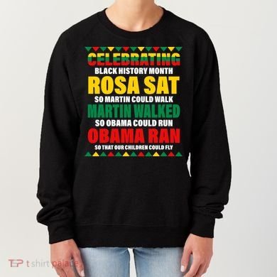 Celebrating Black History Month Women's Sweatshirt