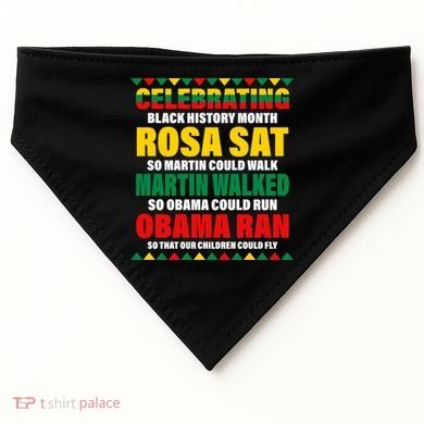 Celebrating Black History Month USA-Made Doggie Bandana