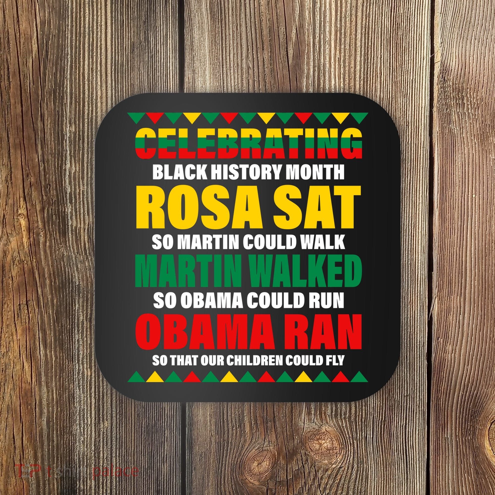 Celebrating Black History Month Coaster