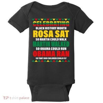 Celebrating Black History Month Baby Bodysuit