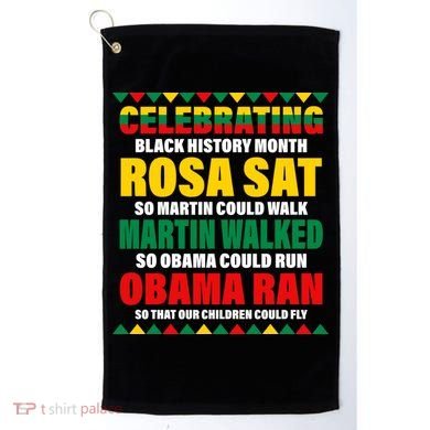 Celebrating Black History Month Golf Towel