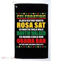 Celebrating Black History Month Golf Towel thumb 0
