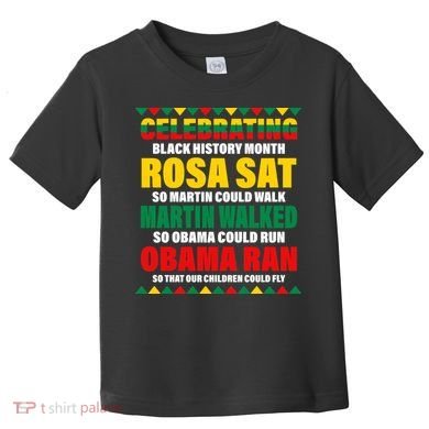 Celebrating Black History Month Toddler T-Shirt