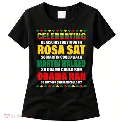 Celebrating Black History Month Women's T-Shirt