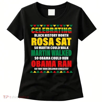 Celebrating Black History Month Women's T-Shirt